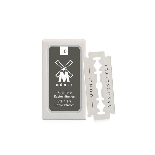 Muhle Stainless Steel Double Edge Blades - 10 Pieces